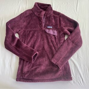 Purple Patagonia Women's Re-Tool Half-Snap Pullover